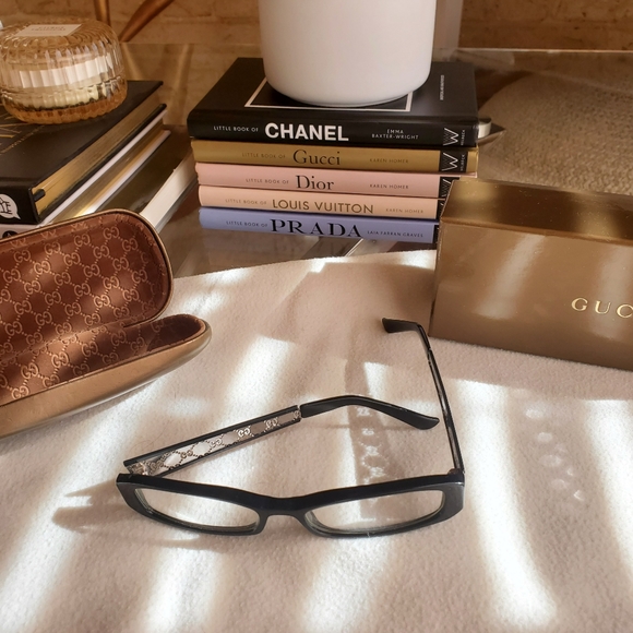 Gucci Accessories Vintage Gucci Reading Glasses With Box And Case Poshmark